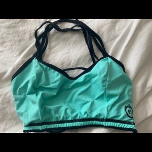 Open back CrossFit sports bra non padded